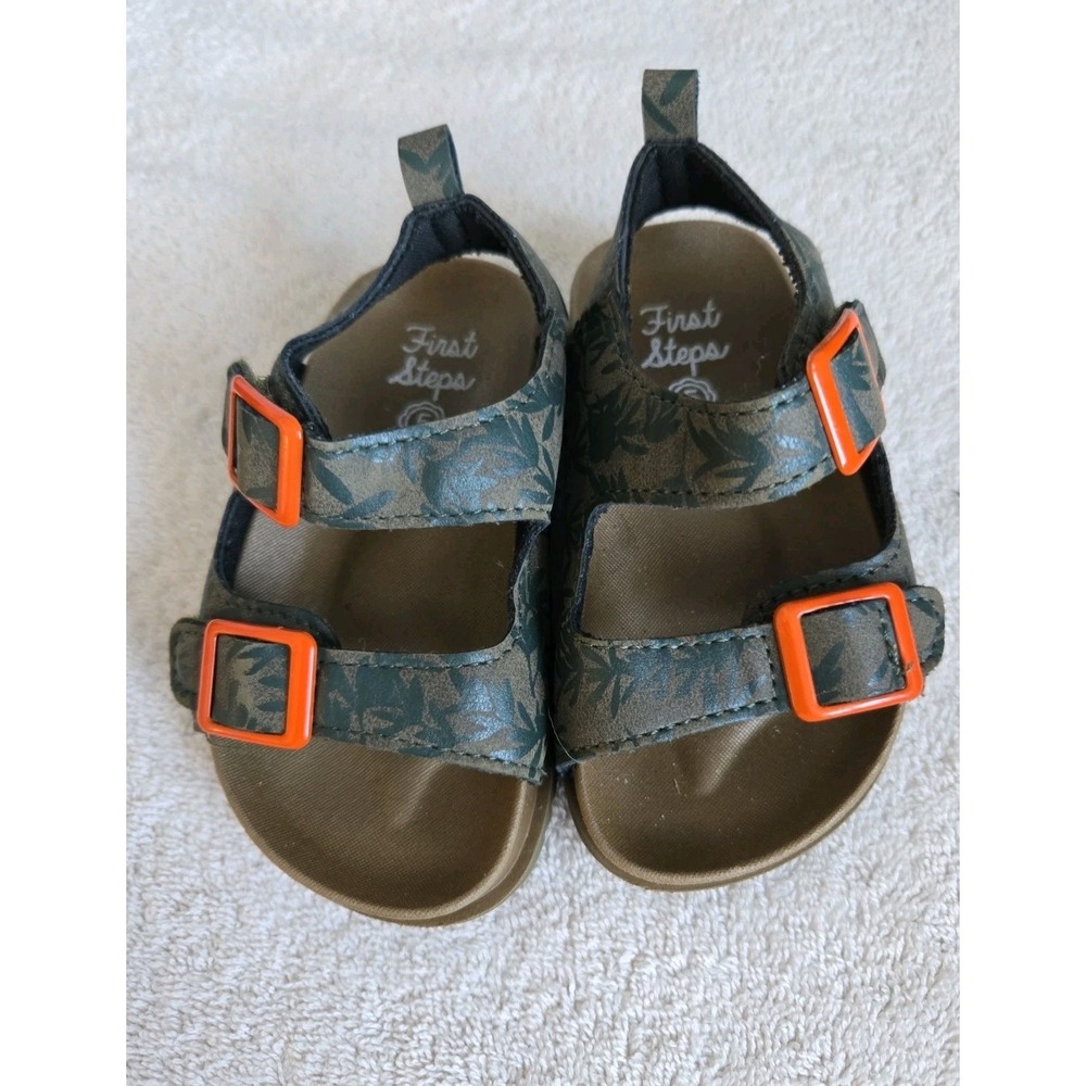 First Step Boys Sandals Size 5 Camo Print